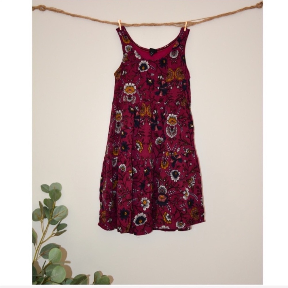 Art Class Fall Floral Cotton Girls Dress Size 7/8